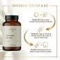 Preview: Glass bottle of Vitamin D3 + K2 capsules by Notre Vie, 120 capsule-4