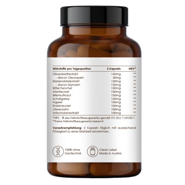 Preview: Bitter Herbs Capsules – Natural Herbal Complex with Bitter Compounds for Adults | Supports Normal Digestion & Well-Being