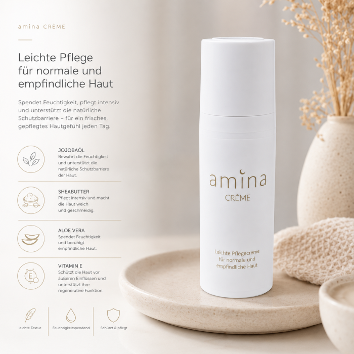 amina Reinigungsmilch von Everyday Beauty zur milden Gesichtsreinigung bei sensibler Haut - 3
