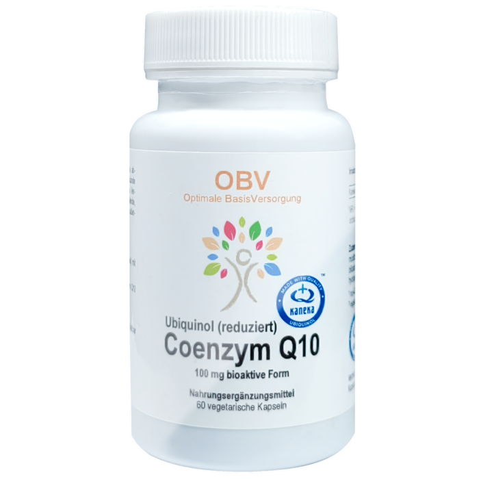 Coenzym Q10 Ubiquinol – 100 mg bioaktive Form | 60 vegane Kapseln mit Kaneka Ubiquinol®