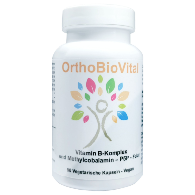 Vitamin B-Complex – 90 Vegan Capsules with Methylcobalamin